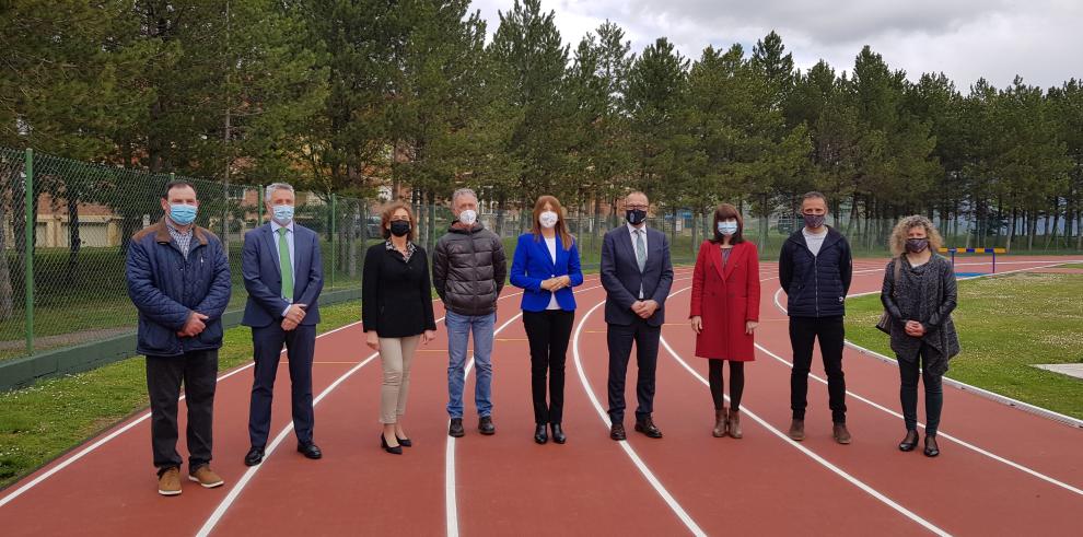 El Gobierno de Aragón supera el millón de euros de inversión en las instalaciones deportivas de Sabiñánigo