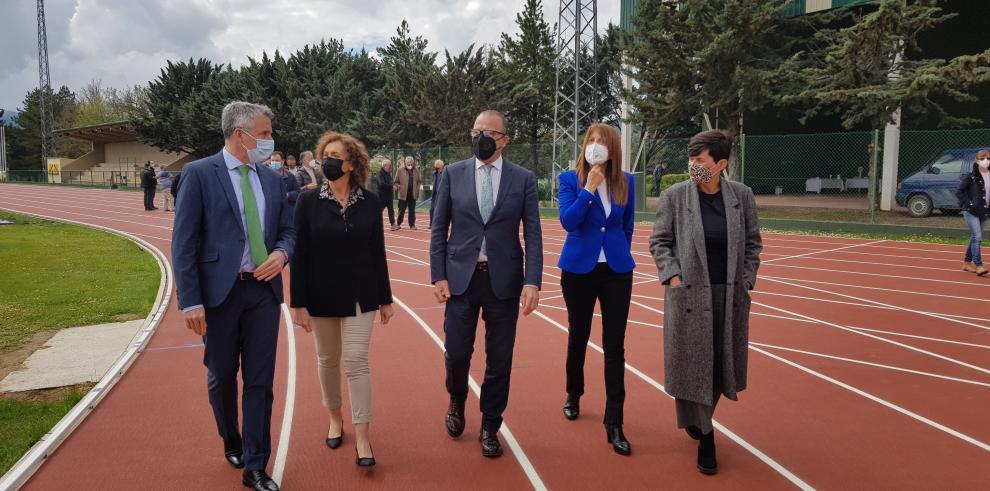 El Gobierno de Aragón supera el millón de euros de inversión en las instalaciones deportivas de Sabiñánigo