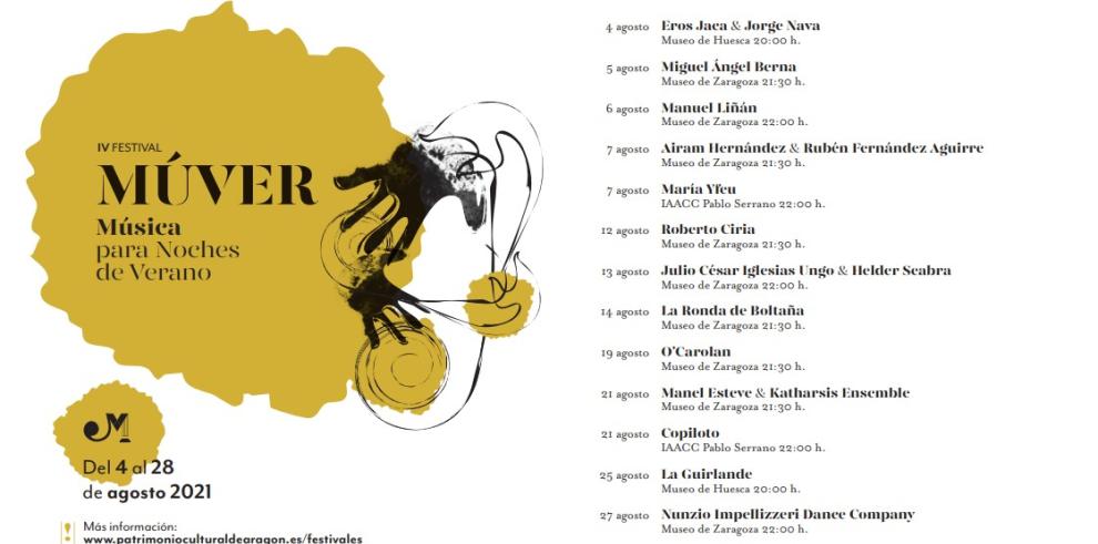 Mañana salen a la venta las entradas del IV Festival MÚVER “Música para noches de verano”