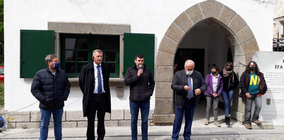 Soro destaca que la pasarela en el fuerte de Portalet servirá para fomentar el uso del Camino de Santiago por Aragón