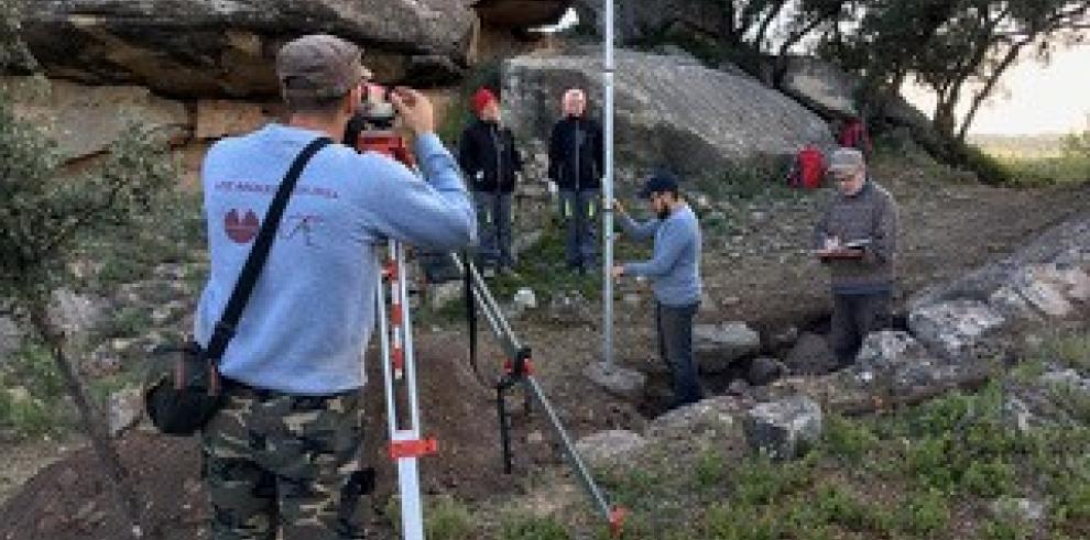 Localizada en el yacimiento de Els Castellans una estela ibérica con grabado de caballo