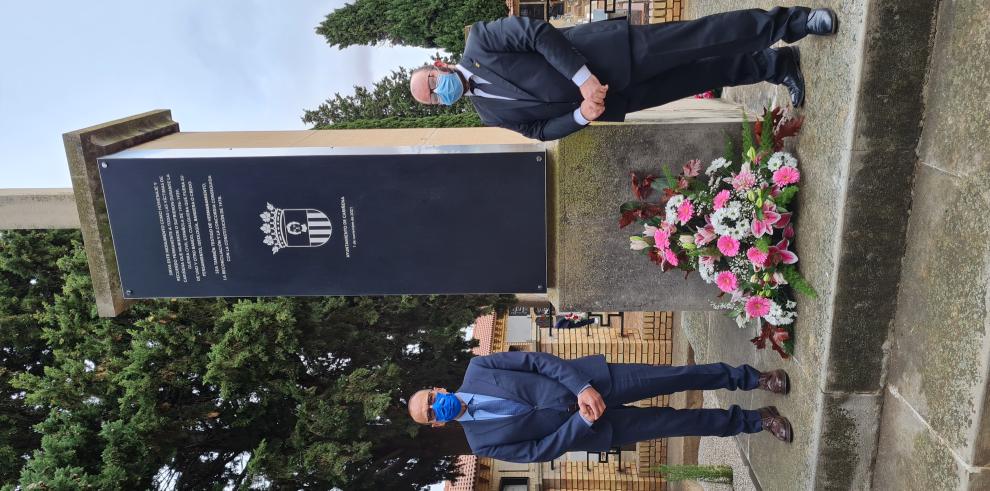 Cariñena resignifica el monumento de homenaje y recuerdo a las víctimas de la Guerra Civil