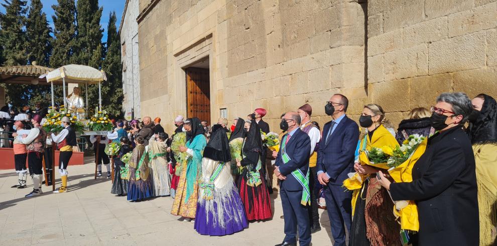 Felipe Faci participa en la Procesión de las Panbenditeras de Escatrón, declarada Bien de Interés Cultural Inmaterial por el Gobierno de Aragón