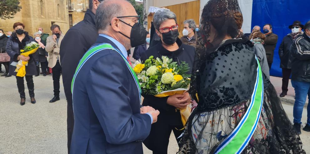 Felipe Faci participa en la Procesión de las Panbenditeras de Escatrón, declarada Bien de Interés Cultural Inmaterial por el Gobierno de Aragón