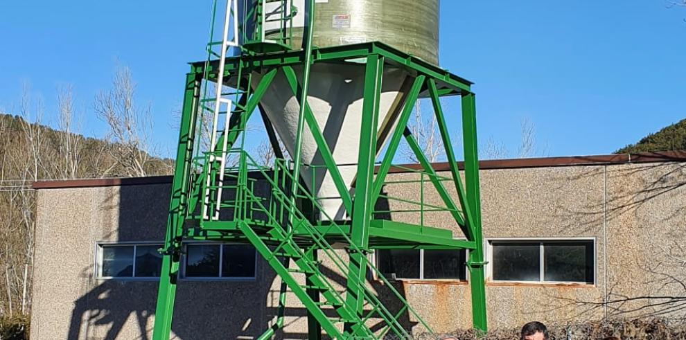 Un nuevo silo de sal en Jaca para mejorar la seguridad invernal