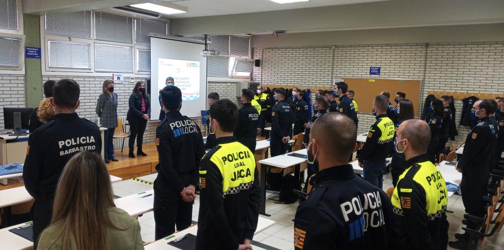 El Gobierno de Aragón inicia la formación de 40 nuevos policías locales, 6 de ellos mujeres