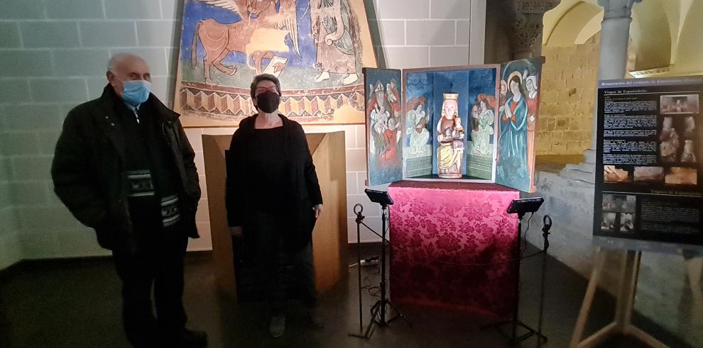 El Gobierno de Aragón restaura la Virgen de Espuéndolas