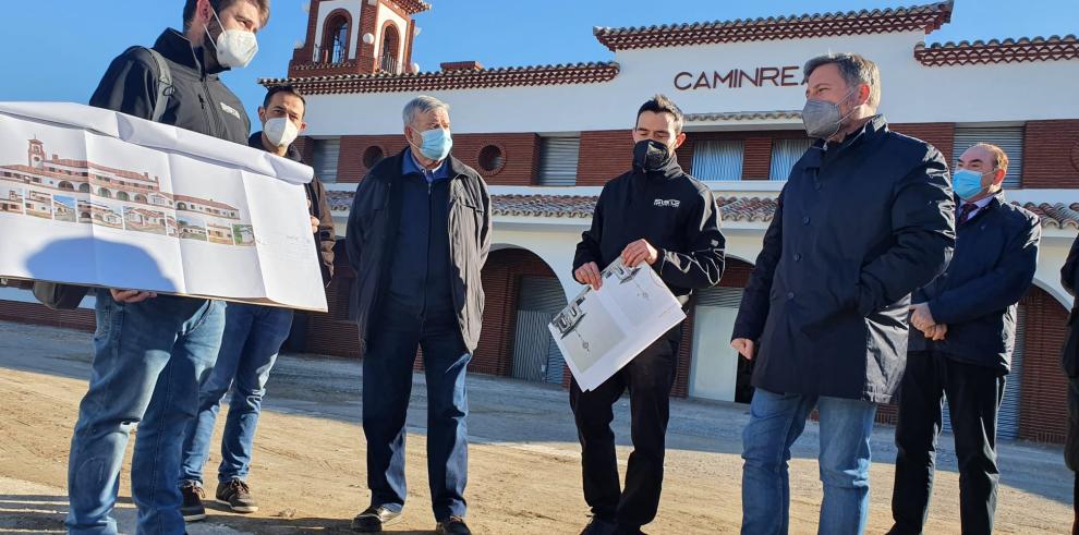 Finalizada la fase de consolidación y servicios generales de la estación de Caminreal