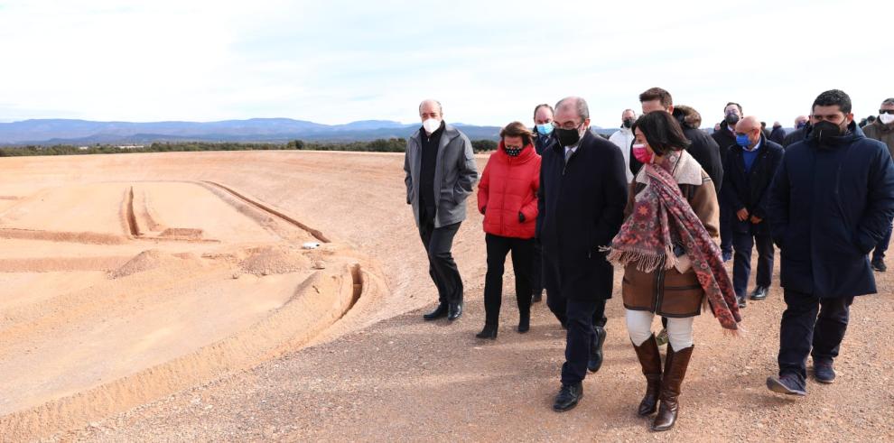 El Presidente de Aragón adelanta el compromiso con la segunda fase del proyecto de regadíos que consolidará el liderazgo trufícola de Sarrión