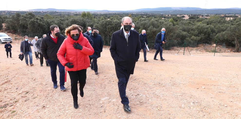 El Presidente de Aragón adelanta el compromiso con la segunda fase del proyecto de regadíos que consolidará el liderazgo trufícola de Sarrión