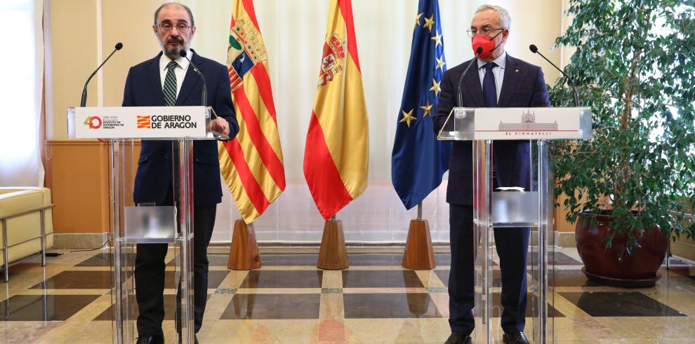 Lambán y Blanco dan cuenta de los avances en el proyecto técnico de los Juegos Olímpicos de Invierno de 2030