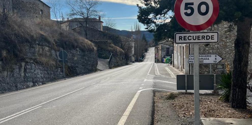 Finalizan los trabajos para el refuerzo de la seguridad vial en el eje del Isábena