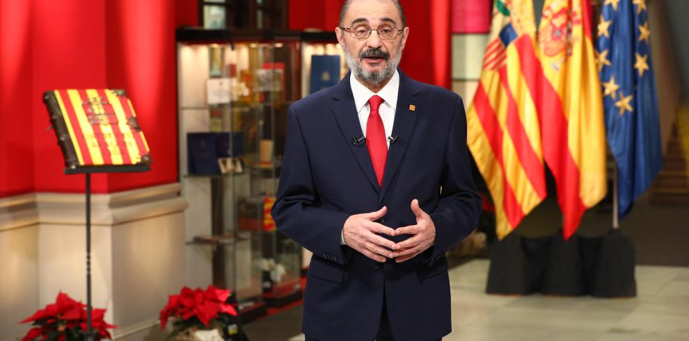 El Presidente de Aragón reivindica el autogobierno que ha permitido a la Comunidad experimentar un cambio “espectacular”