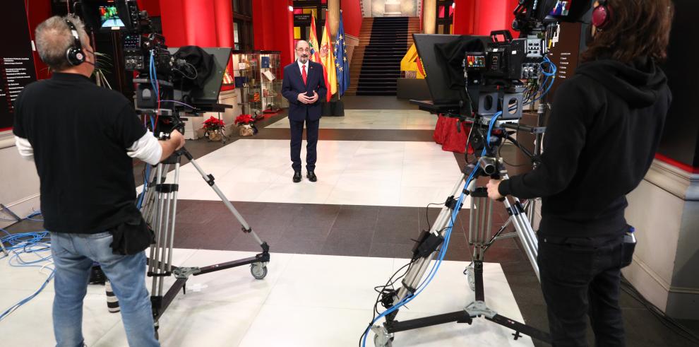 El Presidente de Aragón reivindica el autogobierno que ha permitido a la Comunidad experimentar un cambio “espectacular”