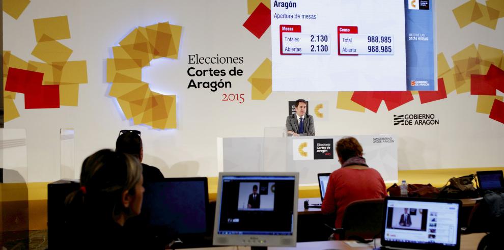 Constituidas el cien por cien de las 2130 mesas electorales aragonesas