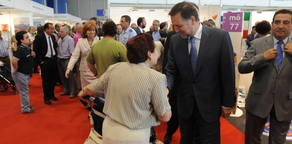 El presidente de Aragón ha inaugurado la XXVII edición de la Feria de Muestras de Calatayud