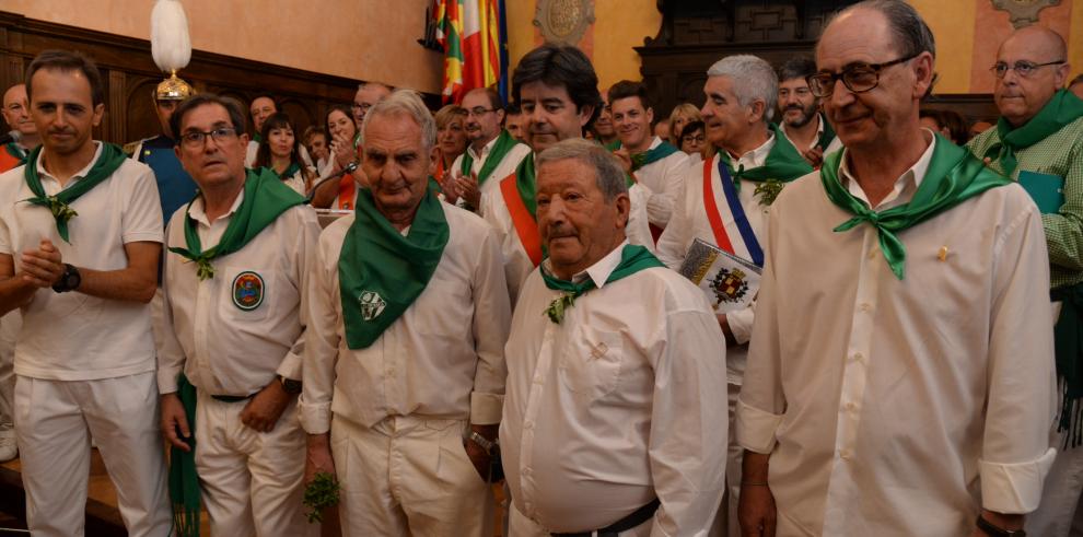 Lambán: "Por su alcance,  su originalidad y capacidad de producir diversión, las fiestas de San Lorenzo son las fiestas de todo Aragón"