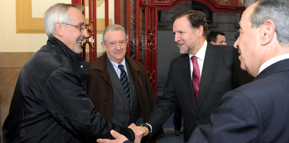 El presidente de Aragón participa en el Centenario del Centro Aragones en Barcelona