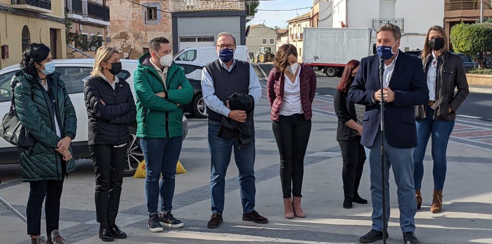 Soro destaca la mejora de la seguridad vial con el acondicionamiento de la travesía de Gelsa