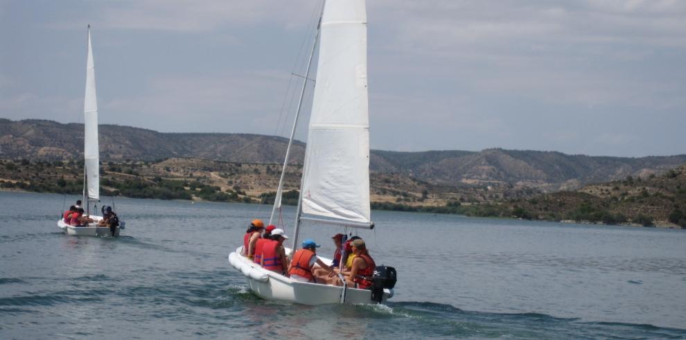 Imágenes de la visita de la consejera Broto al Mar de Aragón