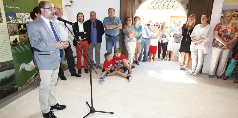 El Presidente de Aragón inaugura el centro de interpretación de la Orden de Caballeros de San Juan en Castiliscar