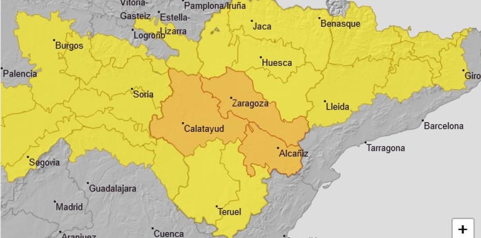 Ampliado el aviso naranja por tormentas para hoy