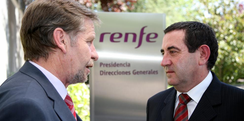 El Gobierno de Aragón conocerá a finales de julio el contenido del convenio con Renfe