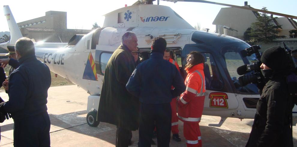 El Hospital Militar será la nueva base del helicóptero del 112