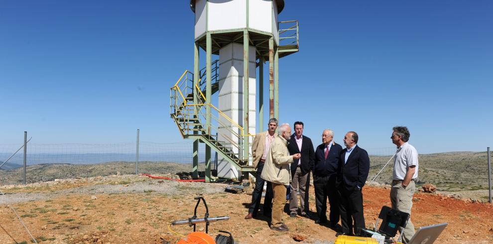 Fotografías del vicepresidente en el Observatorio Astrofísico de Javalambre