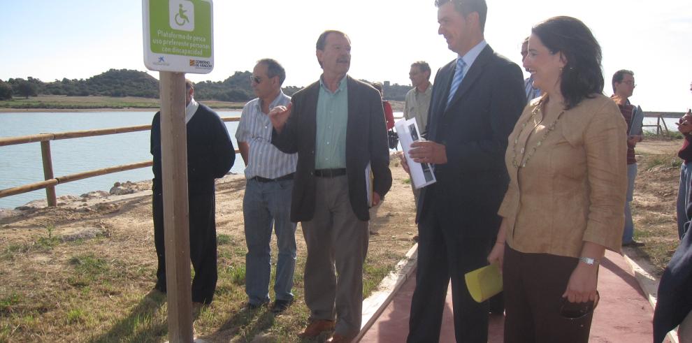 El Departamento de Medio Ambiente y "la Caixa" finalizan las obras de acondicionamiento del embalse de Valdabra