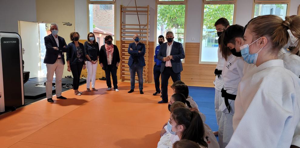 Trece promesas del judo estrenan el proyecto piloto de tecnificación deportiva especializada en Binéfar