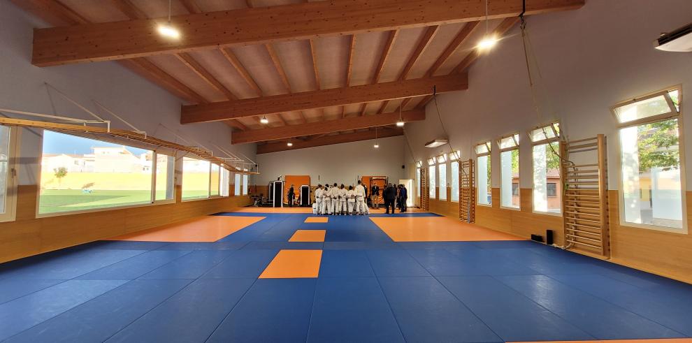 Trece promesas del judo estrenan el proyecto piloto de tecnificación deportiva especializada en Binéfar