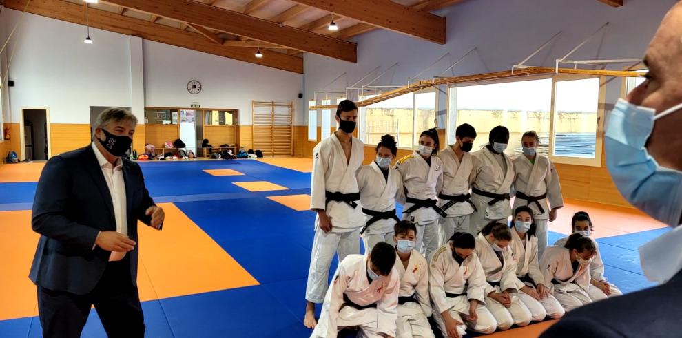 Trece promesas del judo estrenan el proyecto piloto de tecnificación deportiva especializada en Binéfar