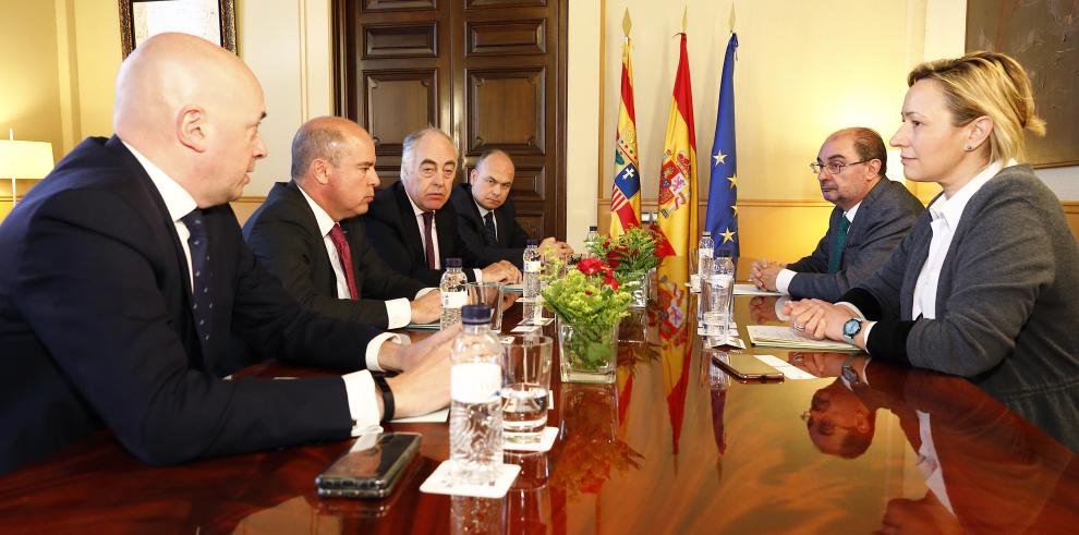 El Gobierno de Aragón recibe al presidente de LG Electronics en el marco de Mobility City 