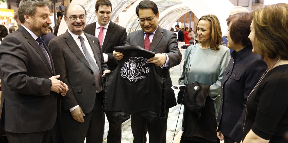 Gran día para Aragón en Fitur con el apoyo del Embajador de China y de la Ministra de Turismo que aportan grandes anuncios para la promoción turística de Aragón