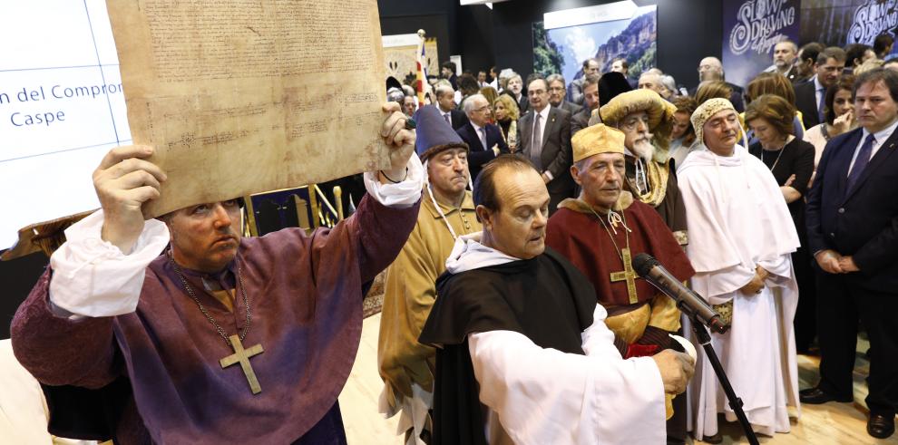 Gran día para Aragón en Fitur con el apoyo del Embajador de China y de la Ministra de Turismo que aportan grandes anuncios para la promoción turística de Aragón