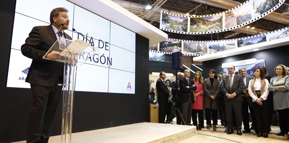 Gran día para Aragón en Fitur con el apoyo del Embajador de China y de la Ministra de Turismo que aportan grandes anuncios para la promoción turística de Aragón