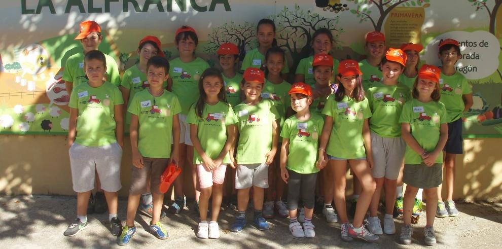 Actividades agroambientales para niños en el VI Campus de Verano Espacio Alfranca