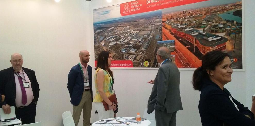 Aragón Plataforma Logística presenta su oferta en el Congreso Inmobiliario Realty de Madrid