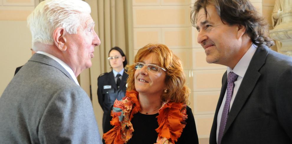 Ramón Gil Novales recibe el Premio de las Letras Aragonesas 2008 
