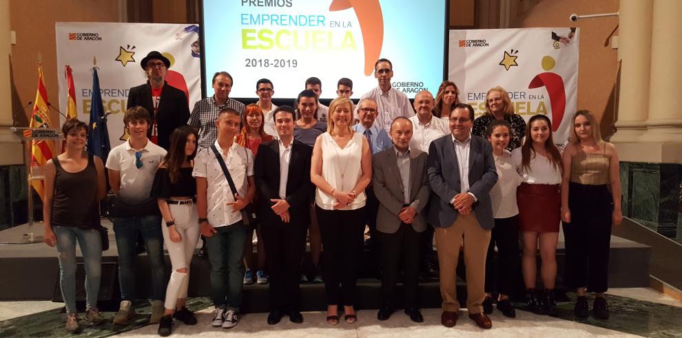 Aragón premia las mejores iniciativas emprendedoras de alumnos de Secundaria, Bachillerato y FP