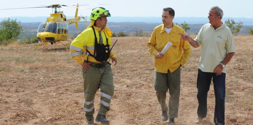 El Departamento de Medio Ambiente solicitará ayudas al Ministerio de Medio Ambiente, Medio Rural y Marino para el incendio de Mequinenza y Fayón