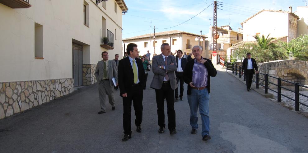 El Instituto Aragonés del Agua dedica ocho millones de euros a mejorar el abastecimiento de agua en el Bajo Aragón