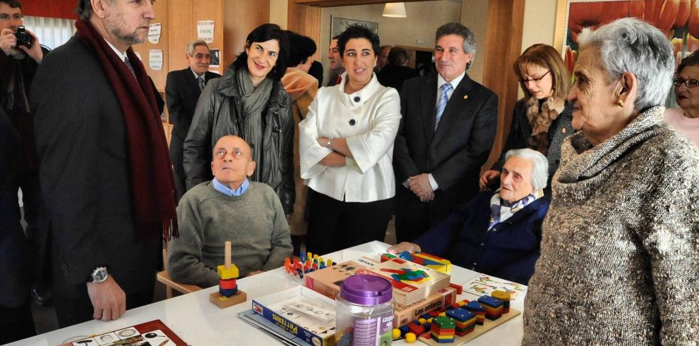 Inauguración de la residencia de la tercera edad "Hermanos Buisán" en Villanueva de Gállego