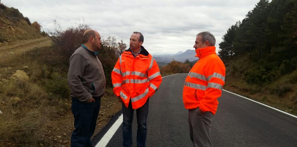 El Gobierno de Aragón invierte 429.745 en carreteras de las Altas Cinco Villas