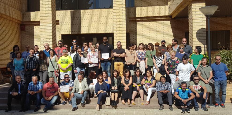 Más de 40 alumnos mejoran su formación en cuatro talleres de empleo de la provincia de Huesca