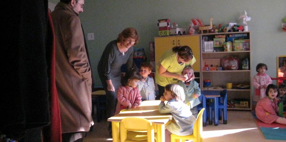 La nueva escuela infantil de Ejea amplía la oferta de plazas escolares para niños menores de 3 años