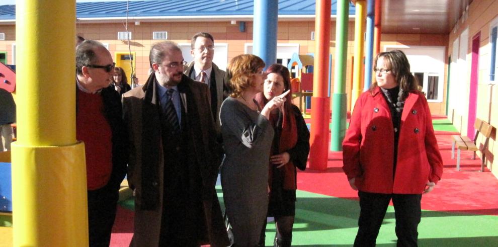 La nueva escuela infantil de Ejea amplía la oferta de plazas escolares para niños menores de 3 años