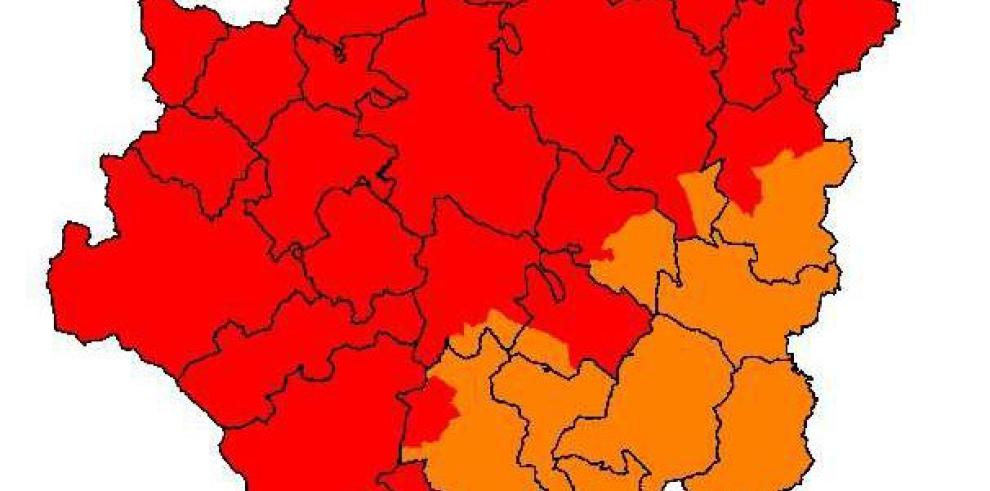 Prealerta roja por incendios forestales en gran parte de Aragón