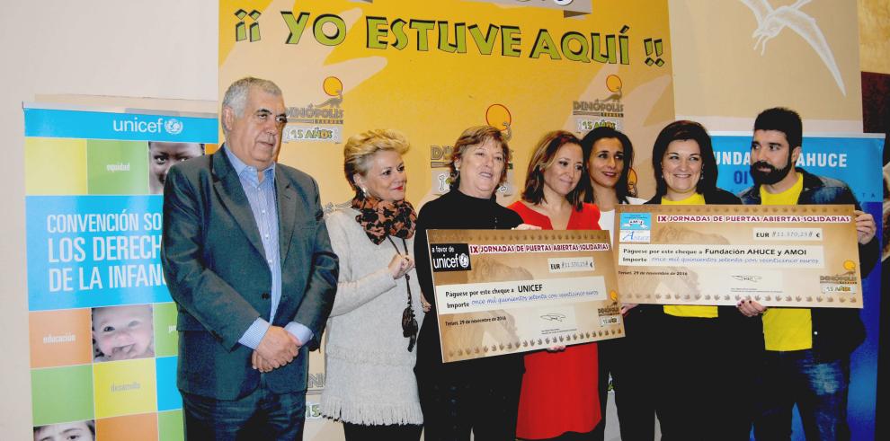 Dinópolis recauda más de 166.000 euros gracias a las distintas ediciones de sus jornadas solidarias